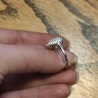 Сребърен пръстен (104), снимка 12 - Пръстени - 39723056