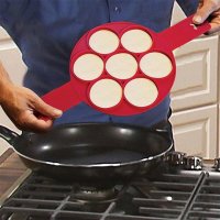 Удобна и практична силиконова форма за приготвяне на яйца и палачинки, снимка 10 - Прибори за хранене, готвене и сервиране - 39984008