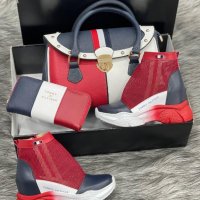 Дамска чанта портфейл и спортни обувки Tommy Hilfiger код 127, снимка 1 - Дамски ежедневни обувки - 33753941