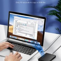 PIHEN Micro B към USB 3.0 кабел за данни и зареждане, алуминиеви глави, позлатени конектори - 150 см, снимка 6 - USB кабели - 40122359