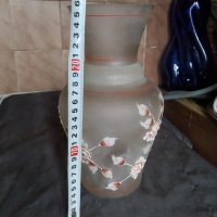 стъклена ваза в арт стил, снимка 3 - Вази - 35243072