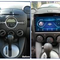 Mazda 2 2007-2014 -9'' Андроид Навигация Мултимедия,9049, снимка 2 - Аксесоари и консумативи - 26349057