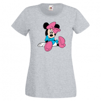Дамска тениска Minnie Mouse 4 Подарък,Изненада,Рожден ден,, снимка 2 - Тениски - 36530758