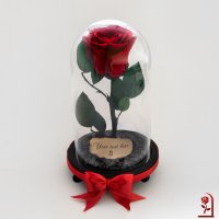 Подарък за Рожден ден на Жена / Вечна ЕСТЕСТВЕНА Роза в Стъкленица / Подарък за Мама, снимка 6 - Подаръци за рожден ден - 34268430