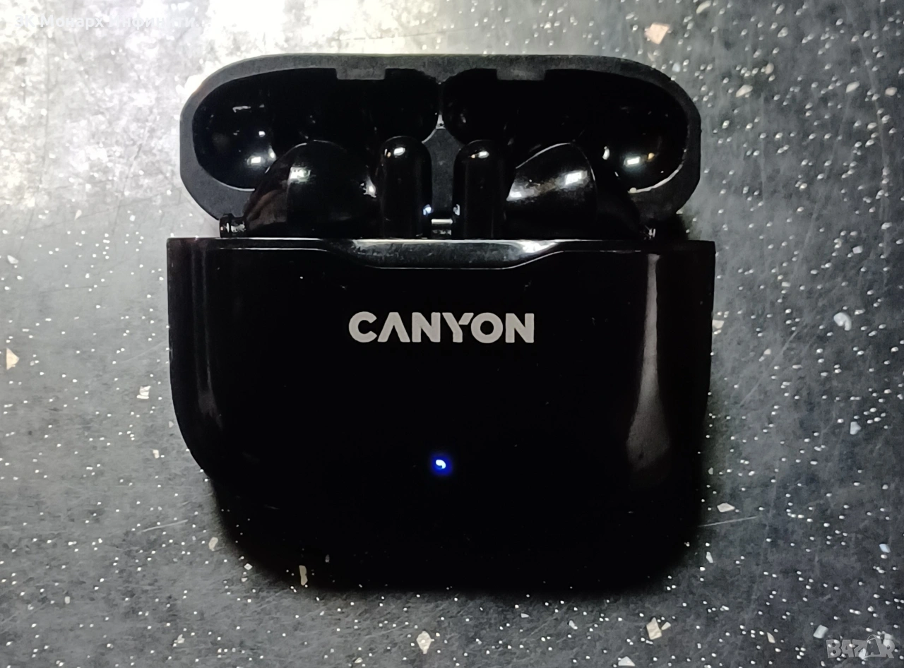 Bluetooth слушалки Canyon CNE-CBTHS3B /без тапички, снимка 1