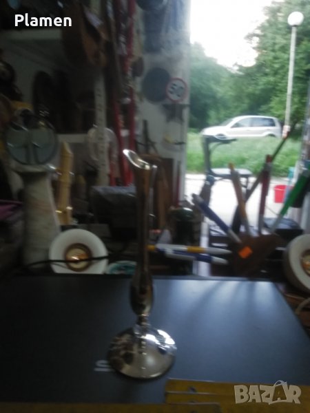 Посребрена вазичка, снимка 1