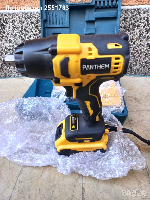 Безчетков ударен гаиковерт 600н/м, снимка 1