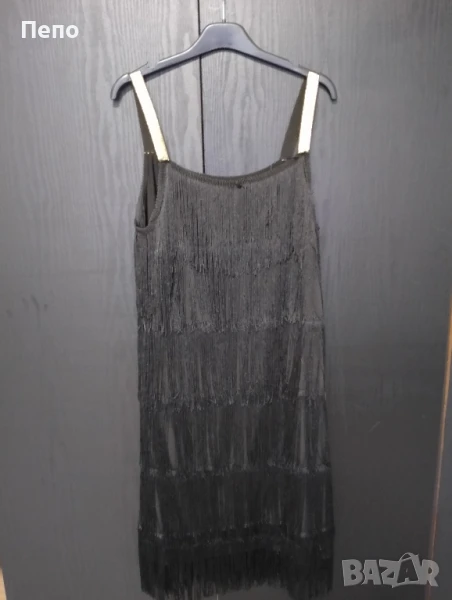 Парти рокля с ресни , снимка 1