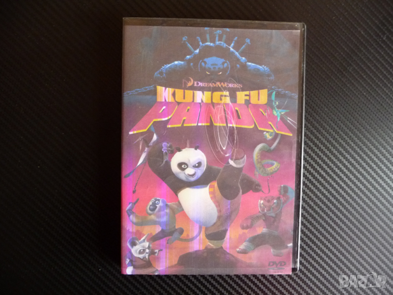 Kung Fu Panda Кунг Фу Панда войнът дракон свитък бойно изкуство DVD филм, снимка 1