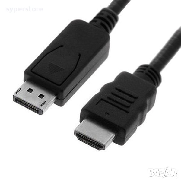Кабел DP M - HDMI M, 1m Roline 11.99.5780 SS301220 Мъжко-Мъжко, снимка 1