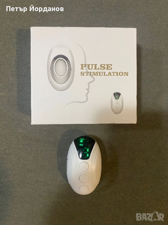 Уред за по-добър сън с микроимпулси EMS - антистрес, тревожност, снимка 1