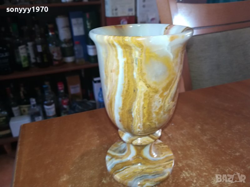 ЧАША ОТ КЕХЛИБАР МРАМОР 2502241728, снимка 1