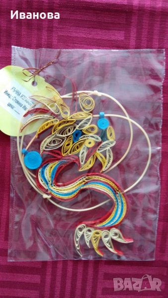 Ръчна изработка на бижута от хартия и квилинг  0.50лв лакирани са със декопажен лак, снимка 1