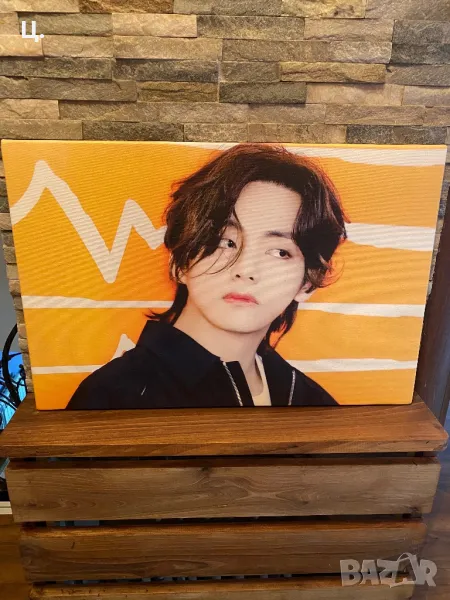 K-pop BTS V плакат/картина на канвас, снимка 1