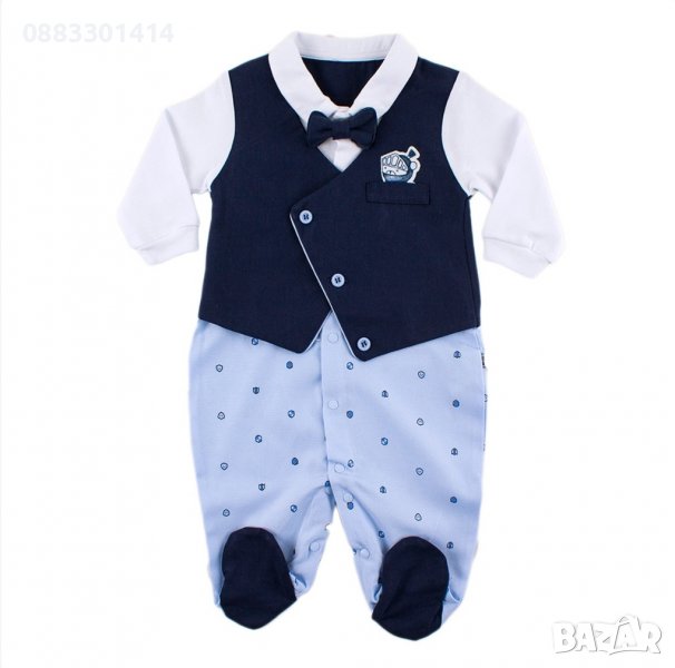 Официален костюм за бебе Ромпър за погача Гащеризон за Кръщене , снимка 1