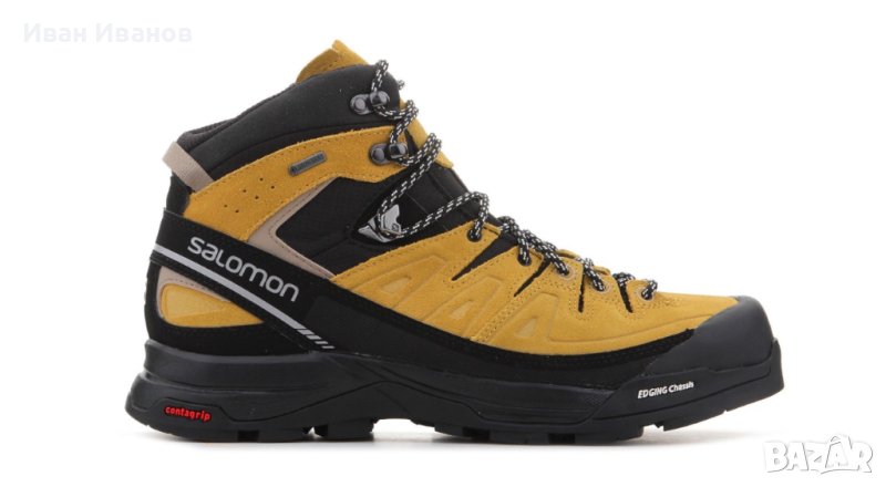 туристически обувки SALOMON X ALP LEATHER GORE-TEX номер 41,5-42 , снимка 1