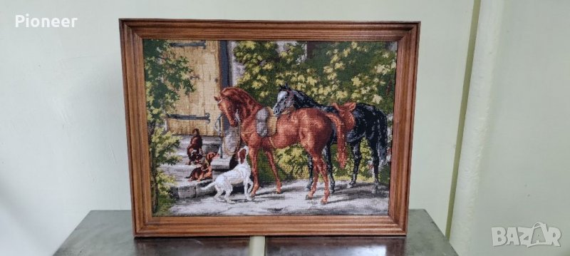 Гоблен "След езда", снимка 1
