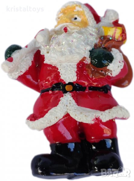Дядо Коледа с чувал с подаръци - магнит, снимка 1