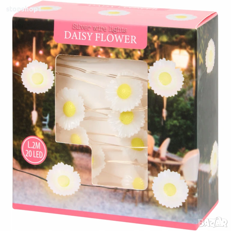 LED лампички Цветя 2 метра , снимка 1