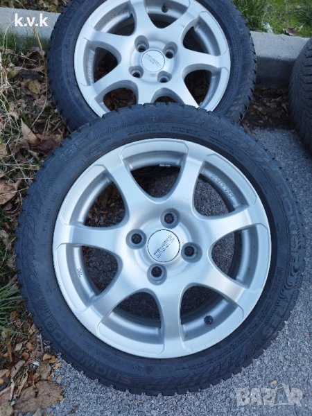 Джанти 15" Anzio с гуми Nokian 195/50R15 – 4x108 Ford Fiesta / Peugeot / Citroën, снимка 1