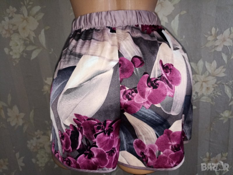 Secret Possesions M,L Сатенени шорти в лилаво розово , снимка 1