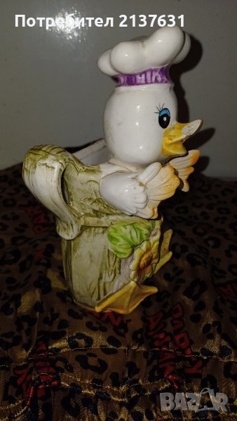 ПОРЦЕЛАНОВА ДЕКОРАЦИЯ  - КАШПА за СТЕНА , снимка 1