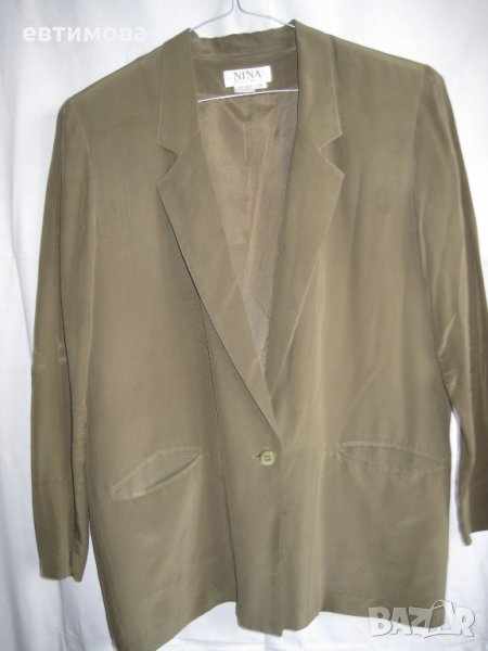 Сако от 100% коприна, размер М, снимка 1
