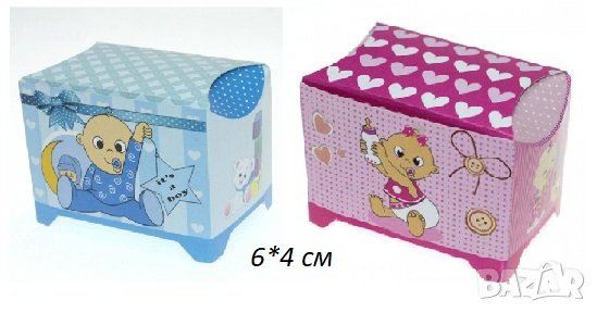 бебе бебешка картонена кутия картонени кутии кутийки подарък сувенир, снимка 1