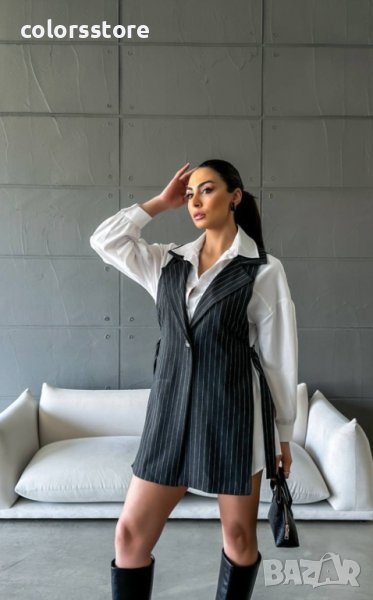 ДАМСКА РОКЛЯ ОТ ДВЕ ЧАСТИ BLACK, снимка 1