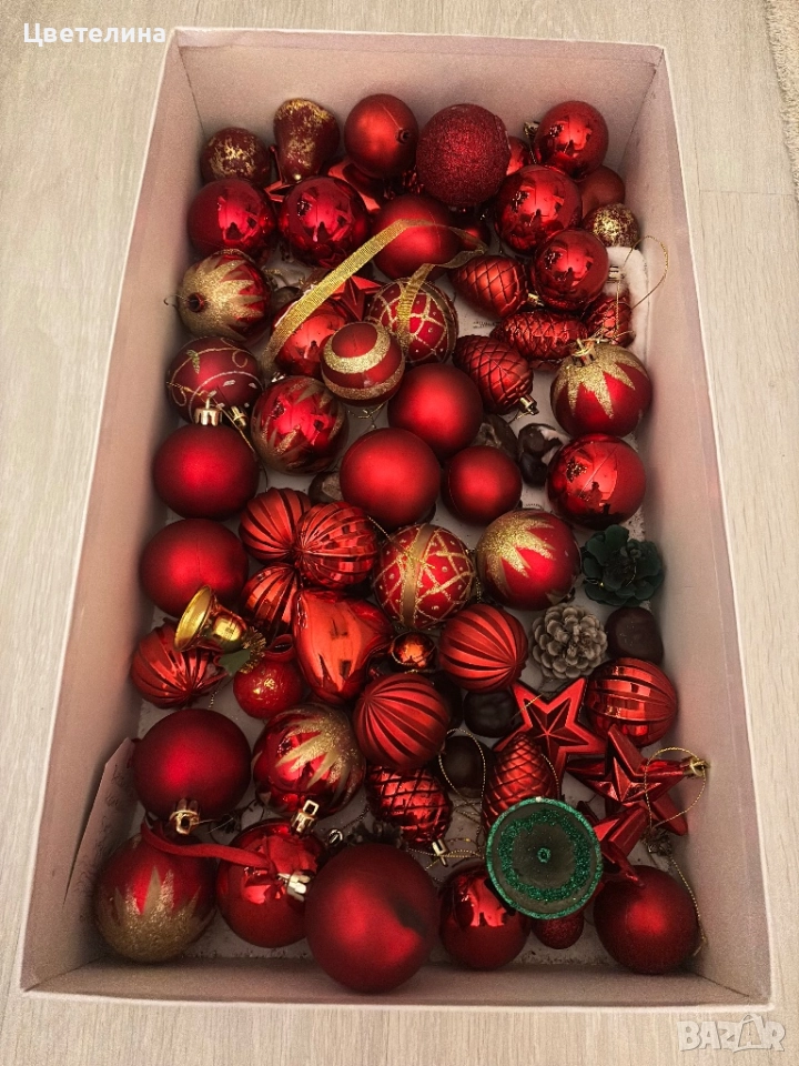 Сет коледни играчки , снимка 1