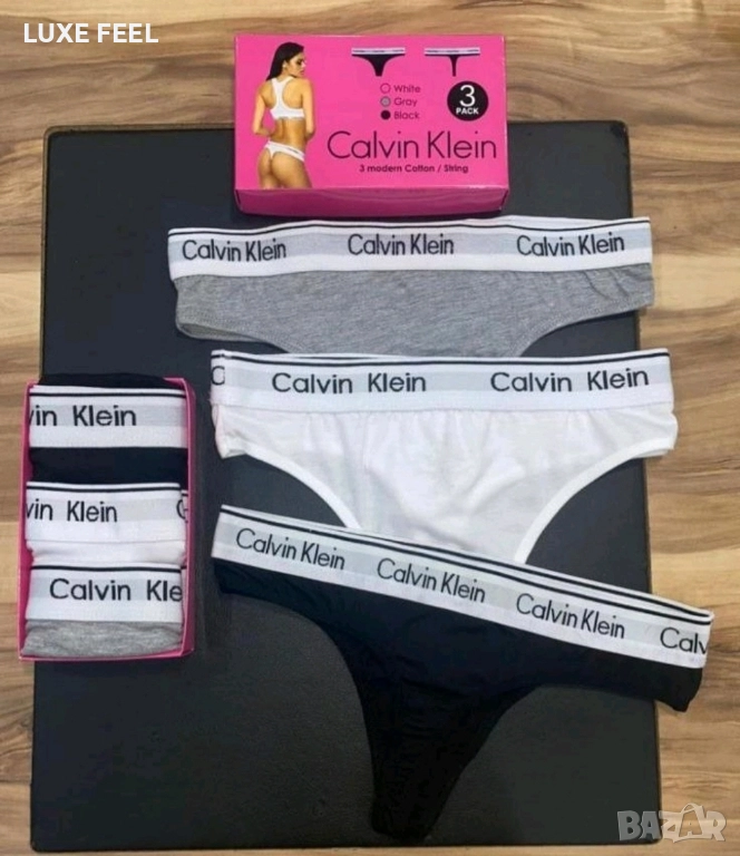 Дамско Бельо -3бр✨ Tommy Hilfiger Calvin Klein , снимка 1