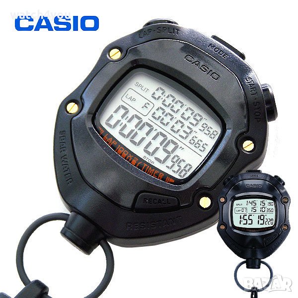 НОВ ПРОФЕСИОНАЛЕН ХРОНОМЕТЪР CASIO HS-80TW-1EF. ПРОФЕСИОНАЛНИ СПОРТНИ ХРОНОМЕТРИ КАСИО HS, снимка 1