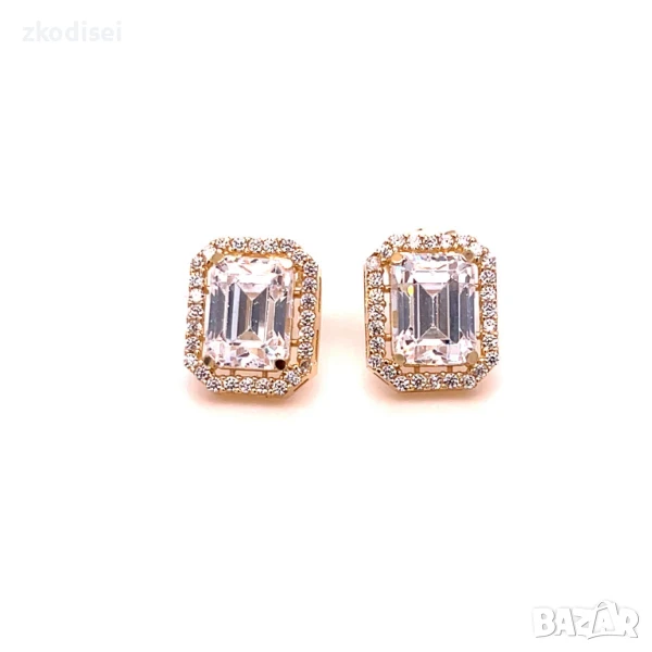 Златни обеци 3,92гр. 14кр. проба:585 модел:32114-1, снимка 1