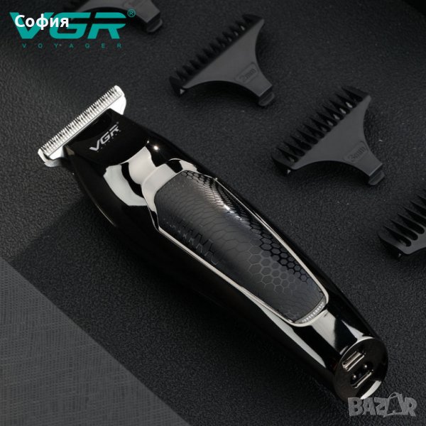 Оригинална VGR Професионална машина за подстригване на коса, безжичен тример за брада, снимка 1