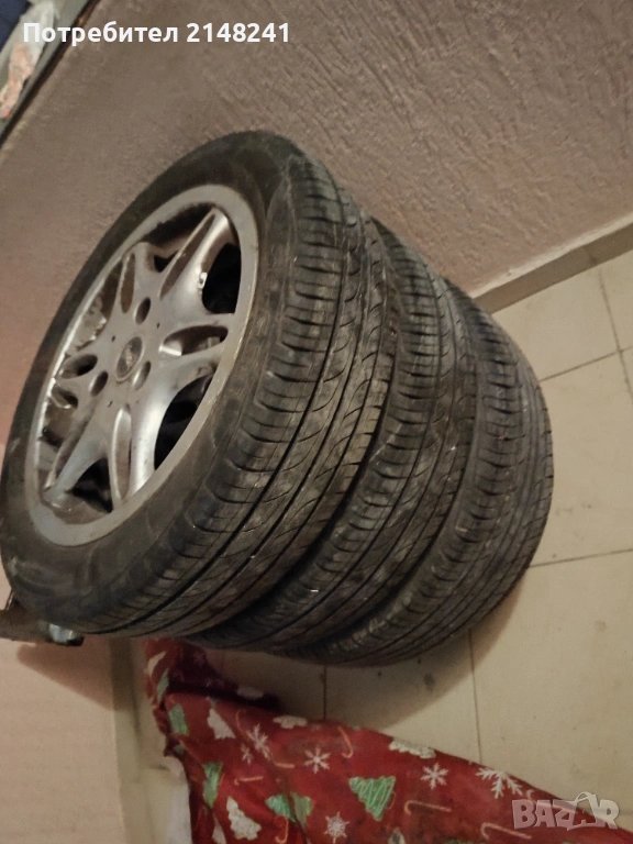 Продавам нови   летни гуми с лети джанти за  смарт  форту по 50 евро  бройка, снимка 1