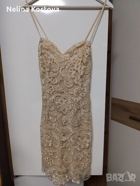 Уникална дантелена рокля в размер М, снимка 1