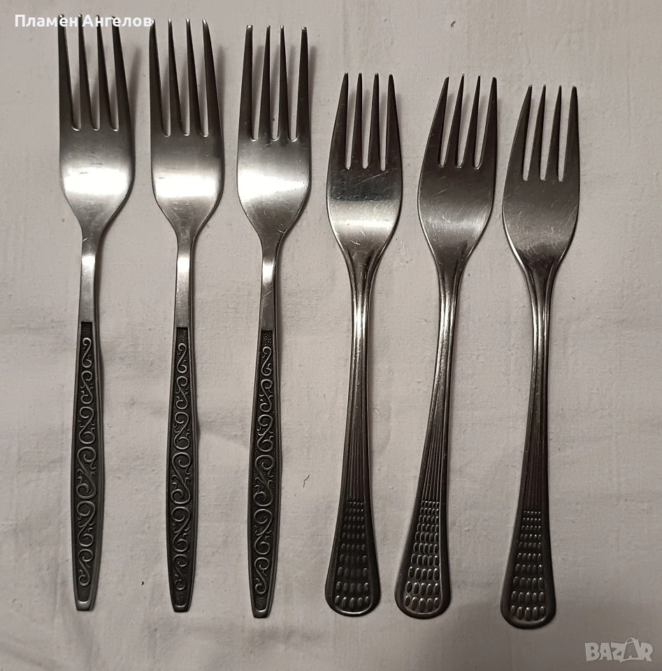 Вилици 6 броя - лот от два вида. , снимка 1