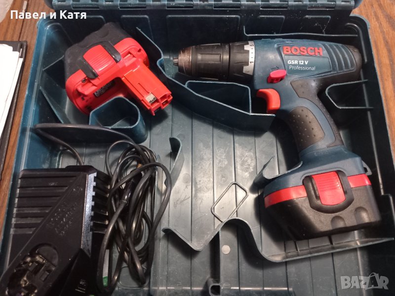 Акумулаторен пробивен винтоверт BOSCH GSR 12-2 Professional, снимка 1