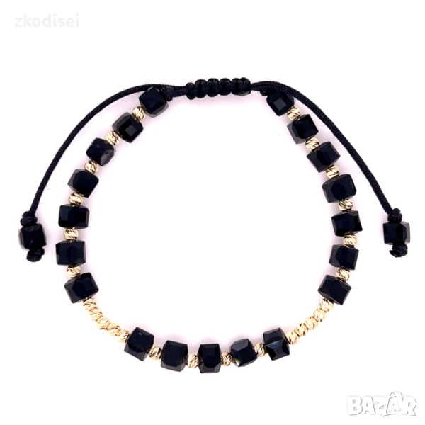 Златна регулируема гривна 1,15гр. 14кр. проба:585 модел:33334-1, снимка 1