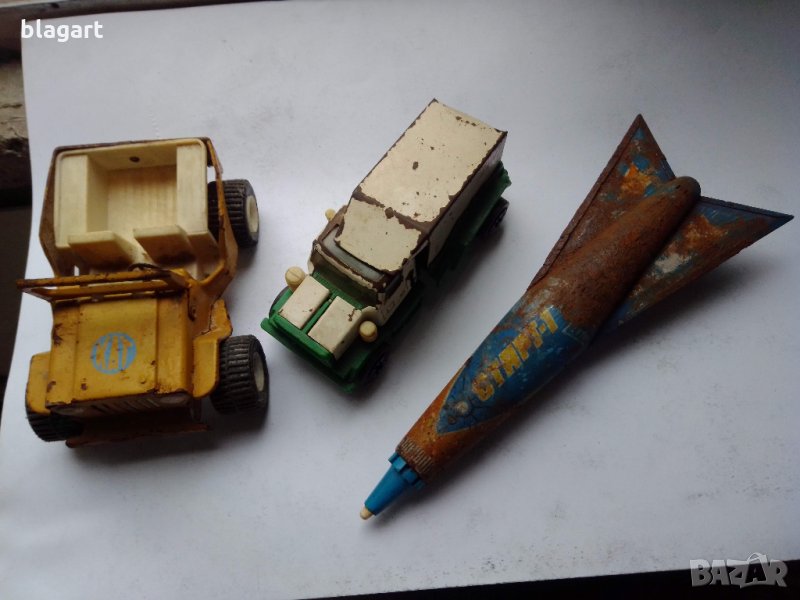 стари ламаринени играчки-3 бр., снимка 1