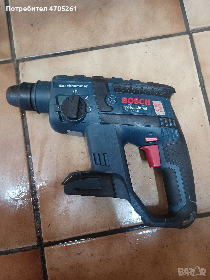 перфоратор bosch GBH 18 v-ec, снимка 1