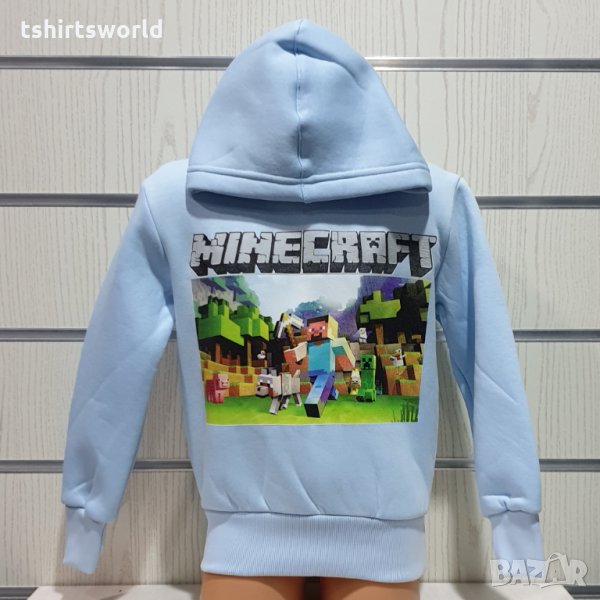 Нов детски суичър с дигитален печат MINECRAFT, снимка 1