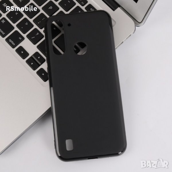 Motorola Moto G8 Power Lite - Черен Силиконов Кейс Гръб, снимка 1