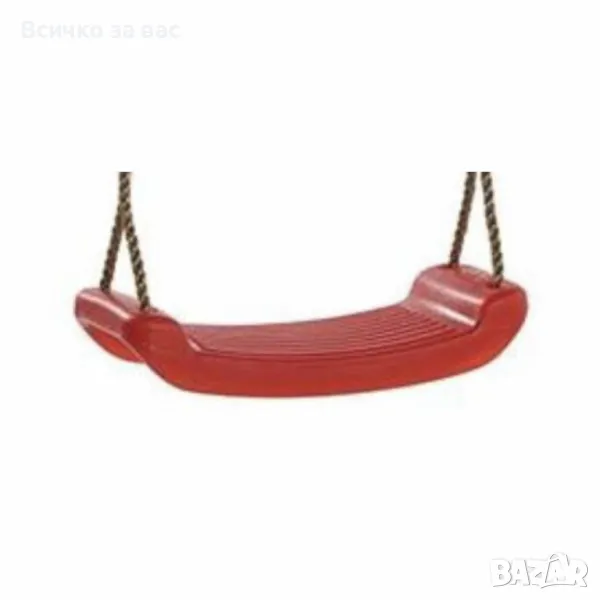 Пластмасова детска люлка без облегалка, стабилна и лека, включени въжета, снимка 1