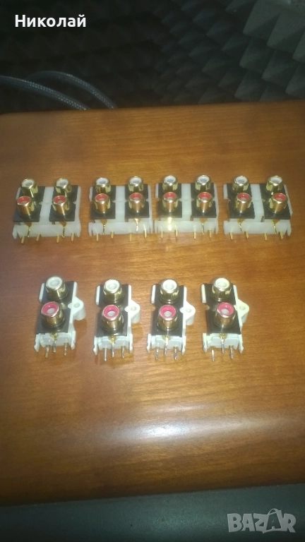 RCA-конектори за платка, снимка 1