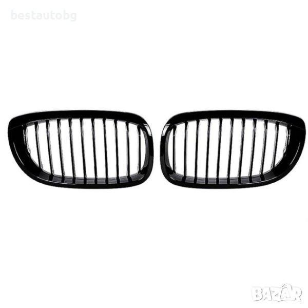 Бъбреци за BMW E46 Купе / Кабрио (2003-2007) Черен Гланц, снимка 1