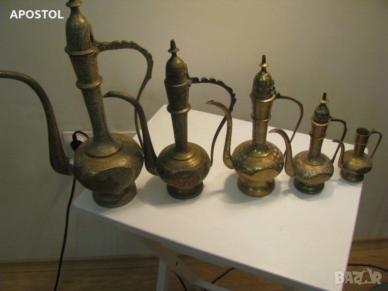  кана  ибрик от месинг, снимка 1