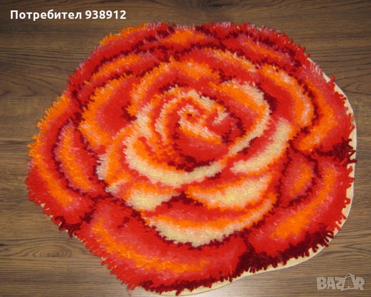 Фъкано килимче - ръчна изработка, снимка 1