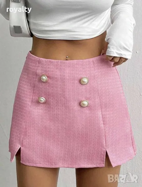 Дамска розова пола панталон, снимка 1