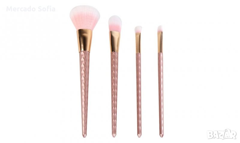 Комплект четки от розово злато - 4бр , снимка 1